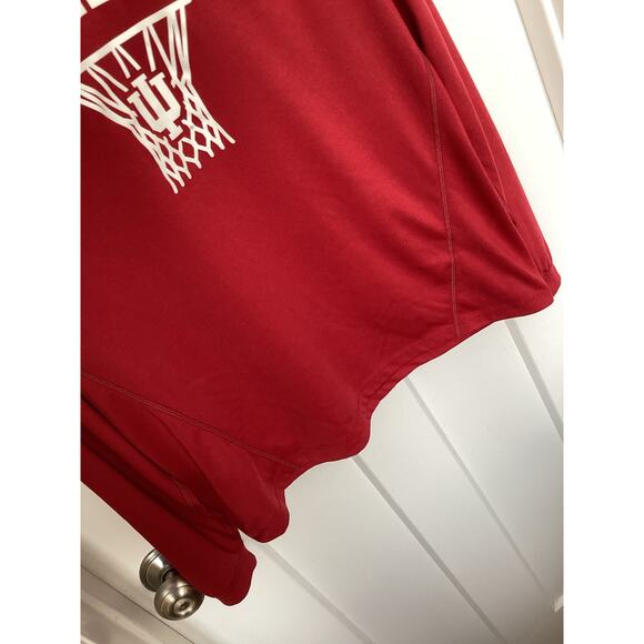 Adidas Men's Climalite Indiana Hoosiers IU Basketball Pullover Tee Shirt Small - Picture 3 of 7